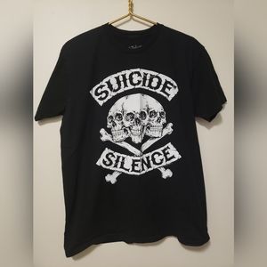Suicide Silence Band Shirt Deathcore Large Mens